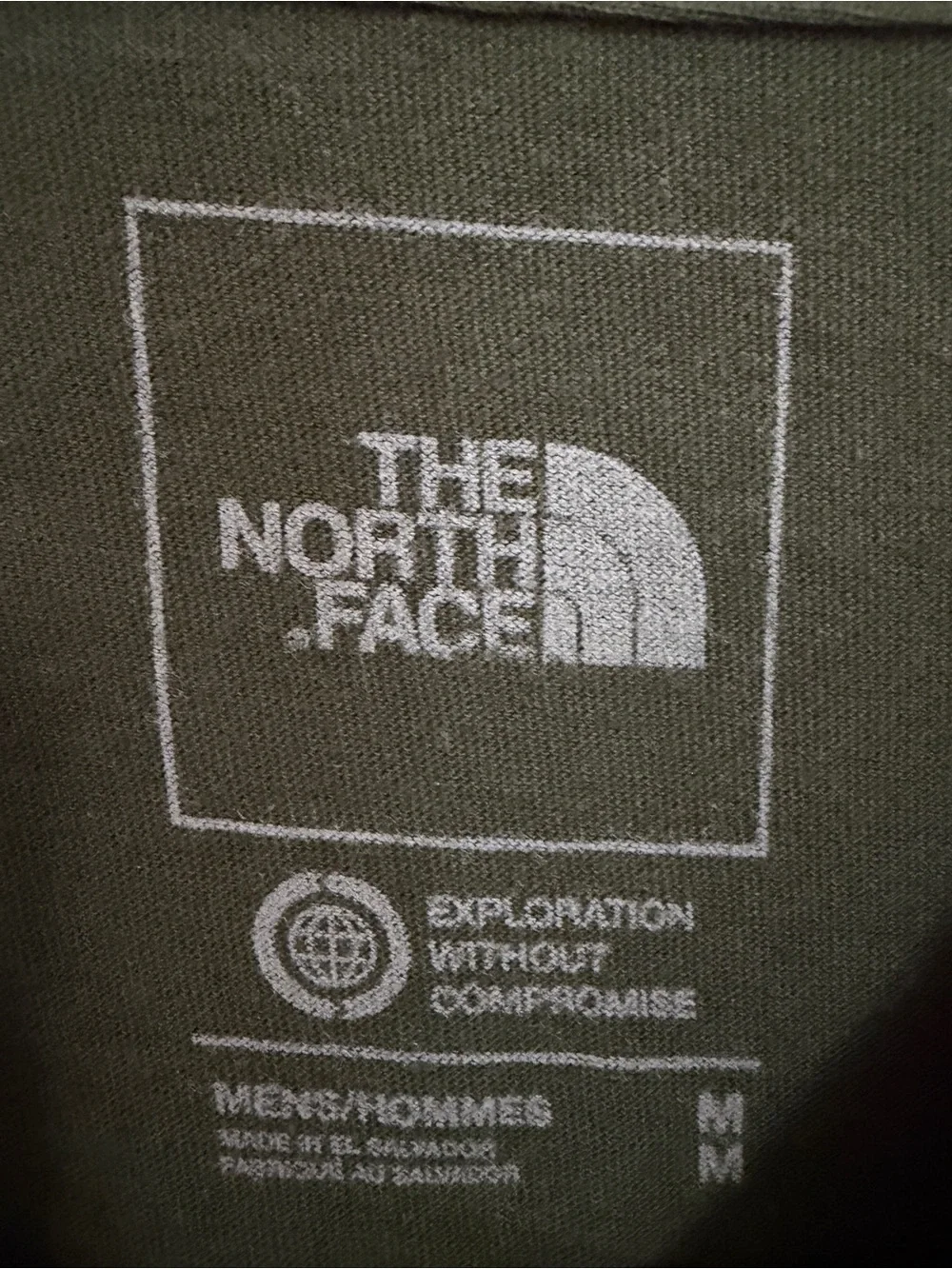 The North Face Men's Long Sleeve Tee - Dark Green-Medium